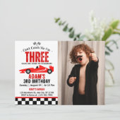 私のレースカーボーイ3rd誕生日パーティーをキャッチできない 招待状 (スタンド正面)