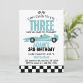 私のレースカーボーイ3rd誕生日パーティーをキャッチできない 招待状 (スタンド正面)