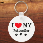 私のロットワイラー キーホルダー (正面)