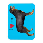 私のロットワイラー マグネット (縦)