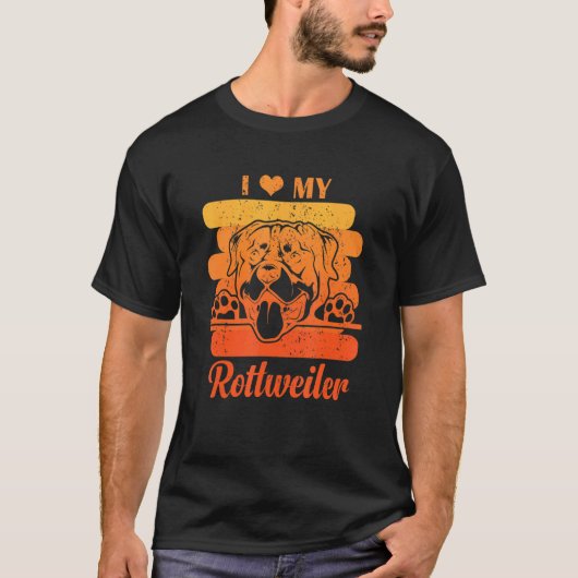 私のロットワイラー Tシャツ (正面)