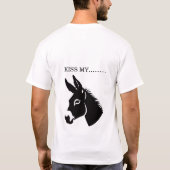 私のロバにキスしろ Tシャツ (裏面)