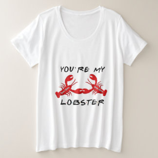 私のロブスター プラスサイズTシャツ