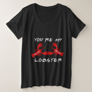 私のロブスター プラスサイズTシャツ