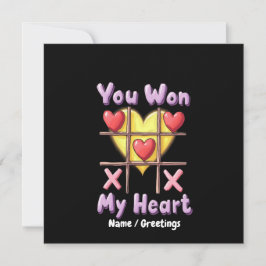 私のロマンチックで可愛いハートバレンタインデーを獲得 招待状