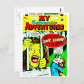 私のロマンチックな冒険 ポストカード (正面/裏面)