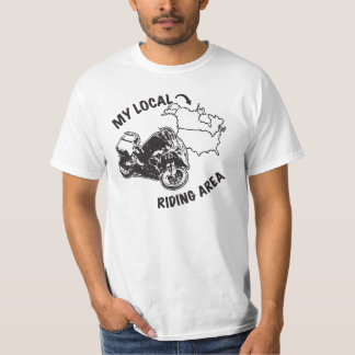 私のローカルADV乗車区域-私はどこでもありました Tシャツ