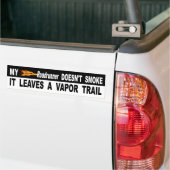 私のロードランナーは引きずるためにそれを残します蒸気を煙らしません バンパーステッカー (トラック上)