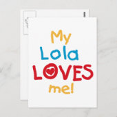 私のローラは私のTシャツとギフトが大好き ポストカード (正面/裏面)