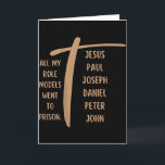 私のロールモデルは全員刑務所に入った - イエス ...(裏に) カード<br><div class="desc">私のロールモデルは全員刑務所に入った - イエス ... (裏)</div>