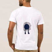 私のワイシャツにウサギがあります Tシャツ (裏面)