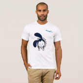 私のワイシャツにウサギがあります Tシャツ (正面フル)