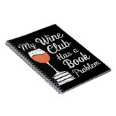 私のワインクラブには本の問題おもしろい本があ読る ノートブック (右側)