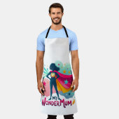 私のワンダーママ エプロン (着用した状態)