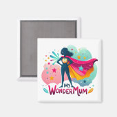 私のワンダーママ マグネット (正面/裏面)