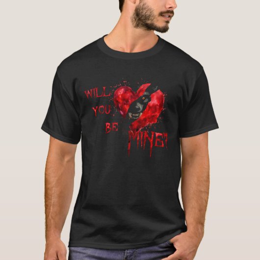 私のヴァレンタインになってTシャツ Tシャツ (正面)