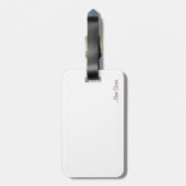 私のヴィンテージの生命荷物のラベル-テキサス州の長角牛のセピア色 ラゲッジタグ (裏面縦)