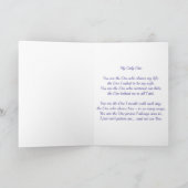 『私の一人妻』愛の詩 カード (内部)