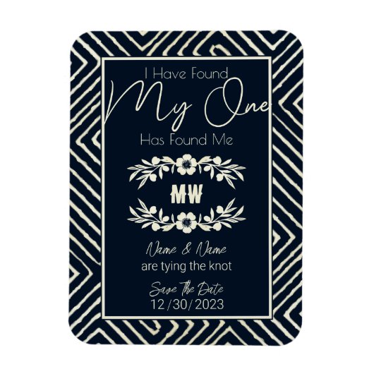 私の一匹は部族のアフリカの磁石を見結婚つけたよ マグネット (縦)