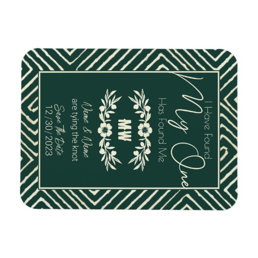 私の一匹は部族のアフリカの磁石を見結婚つけたよ マグネット (横)