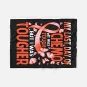 私の一日の最後の日Chemo Rsd Crps認識度バター フリースブランケット (正面(横))