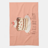 私の一日を焼け！ キッチンタオル (縦)