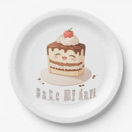 私の一日を焼け！ ペーパープレート