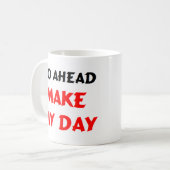 私の一日を過ごす コーヒーマグカップ (正面左)