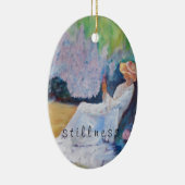 私の一言:静寂: セラミックオーナメント (右)