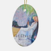 私の一言:静寂: セラミックオーナメント (左)