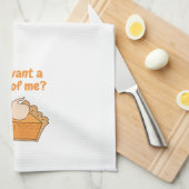 私の一部が欲しいの？パンプキンパイ キッチンタオル (四つ折り)