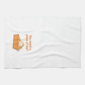 私の一部が欲しいの？パンプキンパイ キッチンタオル (横)