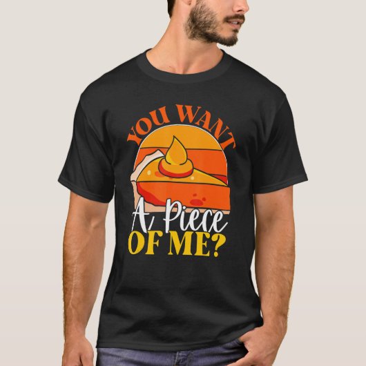 私の一部が欲しい パンプキンパイスライス ホリデー Tシャツ (正面)