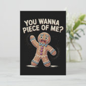 私の一部になりたい？ジンジャーブレッドクリスマス シーズンカード (スタンド正面)