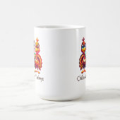 私の七面鳥とチリン感謝祭おもしろい コーヒーマグカップ (中央)