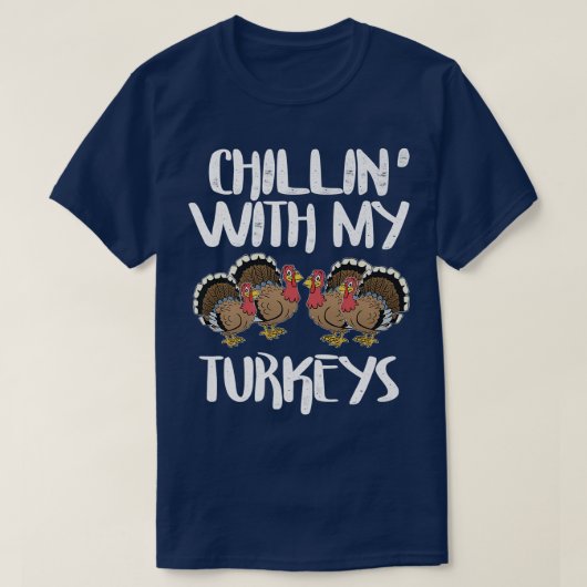 私の七面鳥と子どもたち幸せな感謝祭G Tシャツ (デザイン正面)