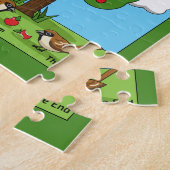 私の上に…漫画 ジグソーパズル (側面)