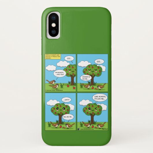 私の上に…漫画 Case-Mate iPhoneケース (裏面)