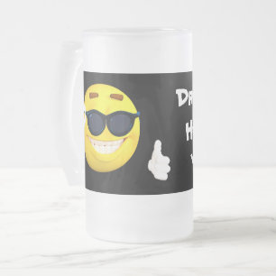 私の上の飲み物とのEmoji Hearties Yo Ho! フロストグラスビールジョッキ