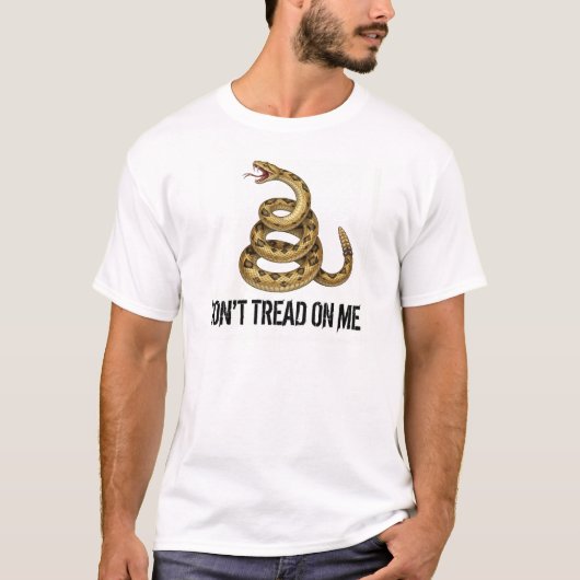 私の上を踏むな色付きTシャツ Tシャツ (正面)