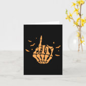 私の不気味な花嫁時代 グルーヴィーな不気味な季節 レトロ カード (黄色い花)