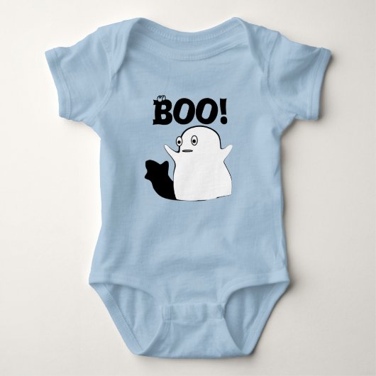 私の不気味ハロウィーンシャカスタマイズツ – ベビーボディスーツ (正面)