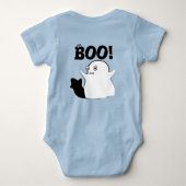 私の不気味ハロウィーンシャカスタマイズツ – ベビーボディスーツ (裏面)
