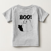 私の不気味ハロウィーンシャカスタマイズツ –  ベビーTシャツ (裏面)