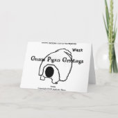 私の与えハートあいさつカード シーズンカード (裏面)