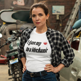 私の与えハートは整備士に Tシャツ