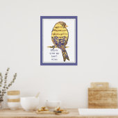 私の与えハートウィングをBirdで音楽する ポスター (キッチン)