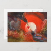 私の与えハート ポストカード (正面/裏面)