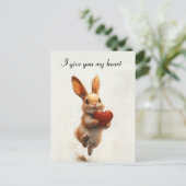 私の与えハート ポストカード (スタンド正面)