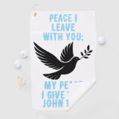 私の与え平和はあなたに ゴルフタオル (インサイチュ)